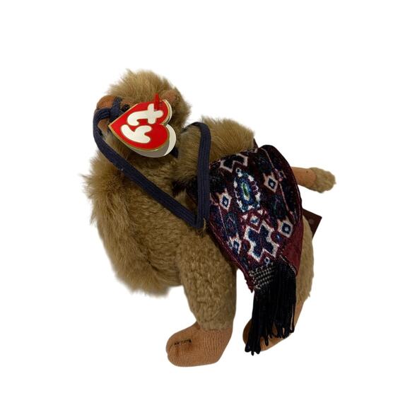 TY Beanie Lawrence the Plush Camel with Ear Tag Circa 1993 - Picture 2 of 3